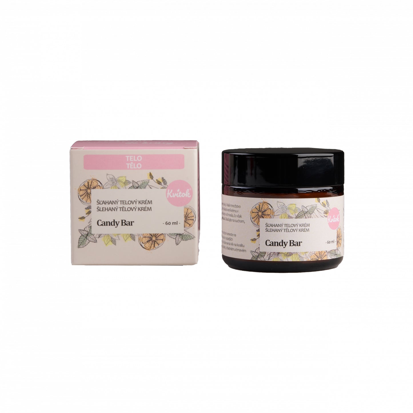 900455 Krém tělový šlehaný bambucký Candy bar 60 ml KVITOK-1