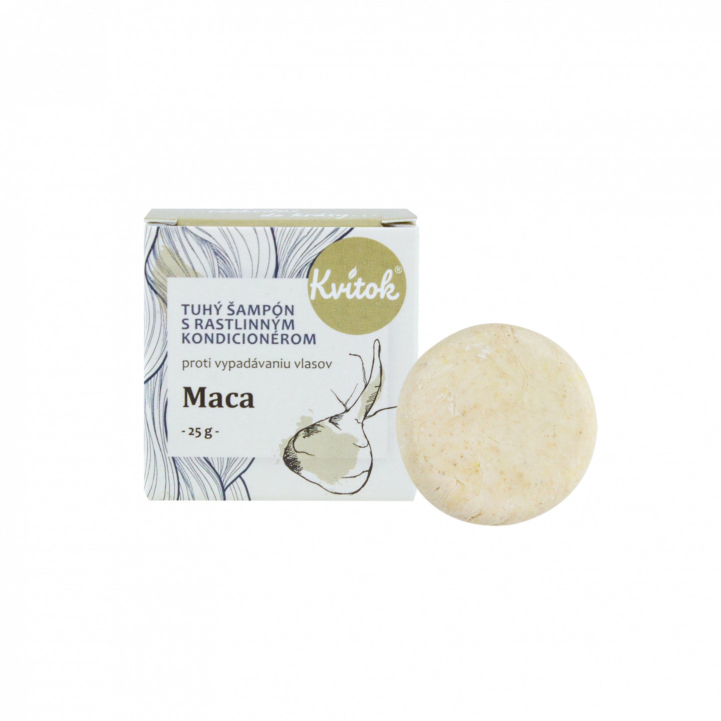 900469 Šampon tuhý s kondicionérem Maca 50 g KVITOK-1