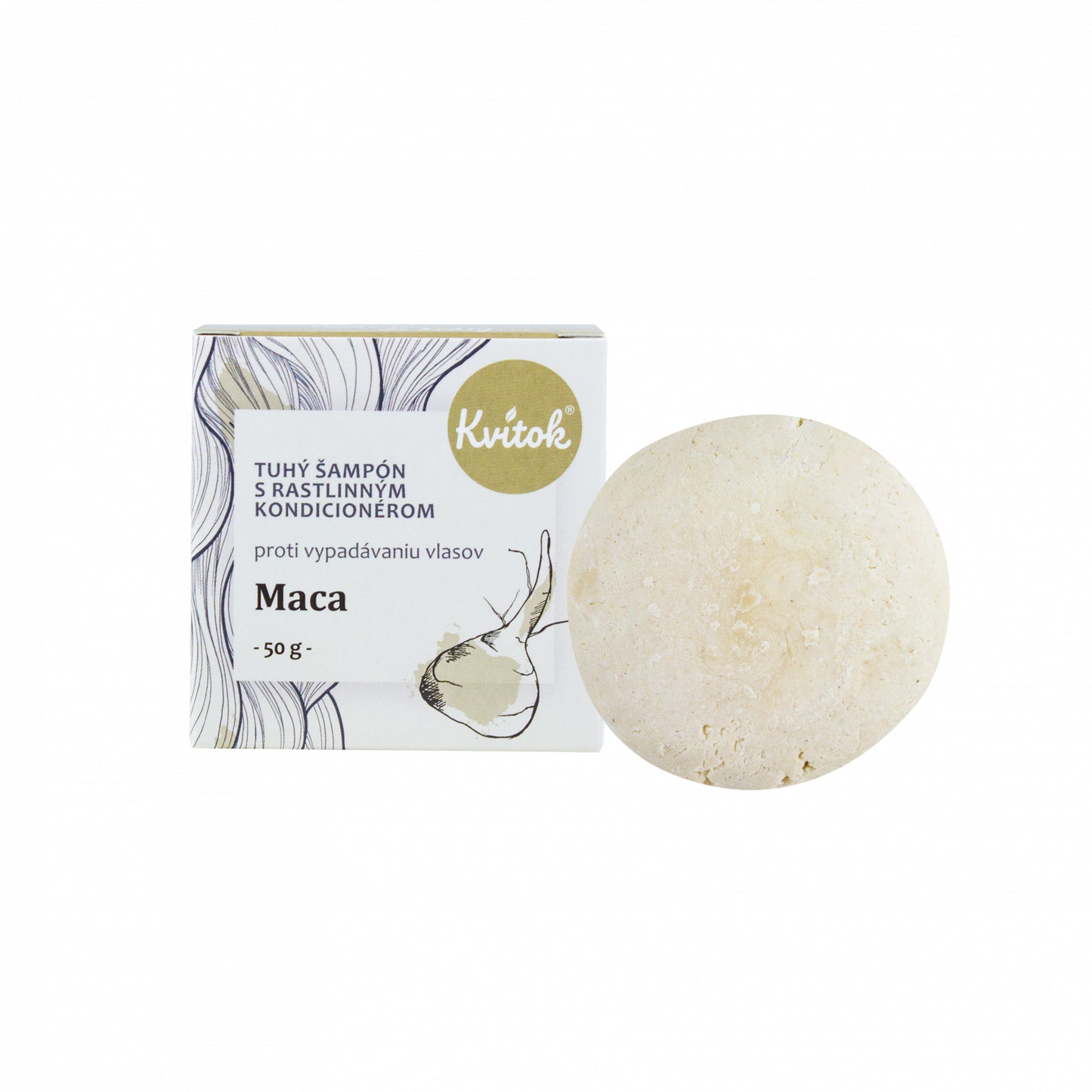 900470 Šampon tuhý s kondicionérem Maca 25 g KVITOK-1