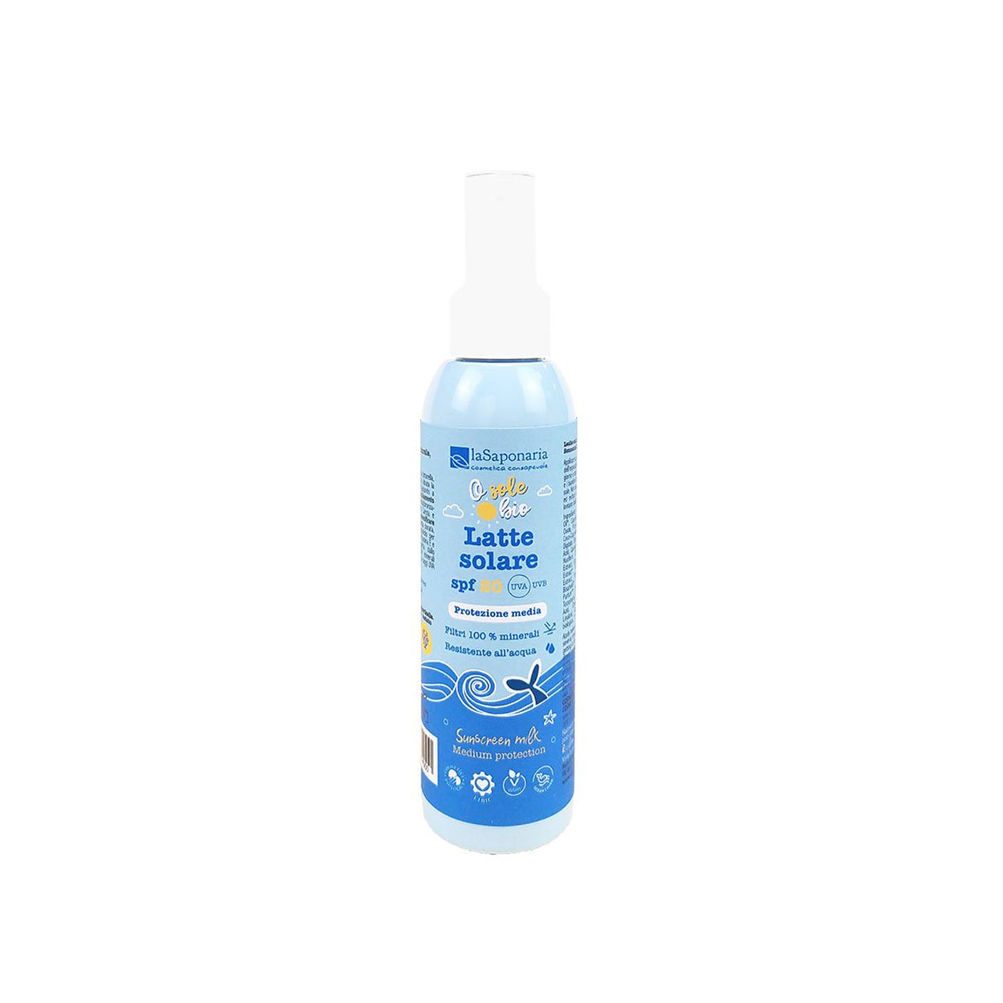 900581 Mléko opalovací SPF 20 125 ml BIO LA SAPONARIA-1