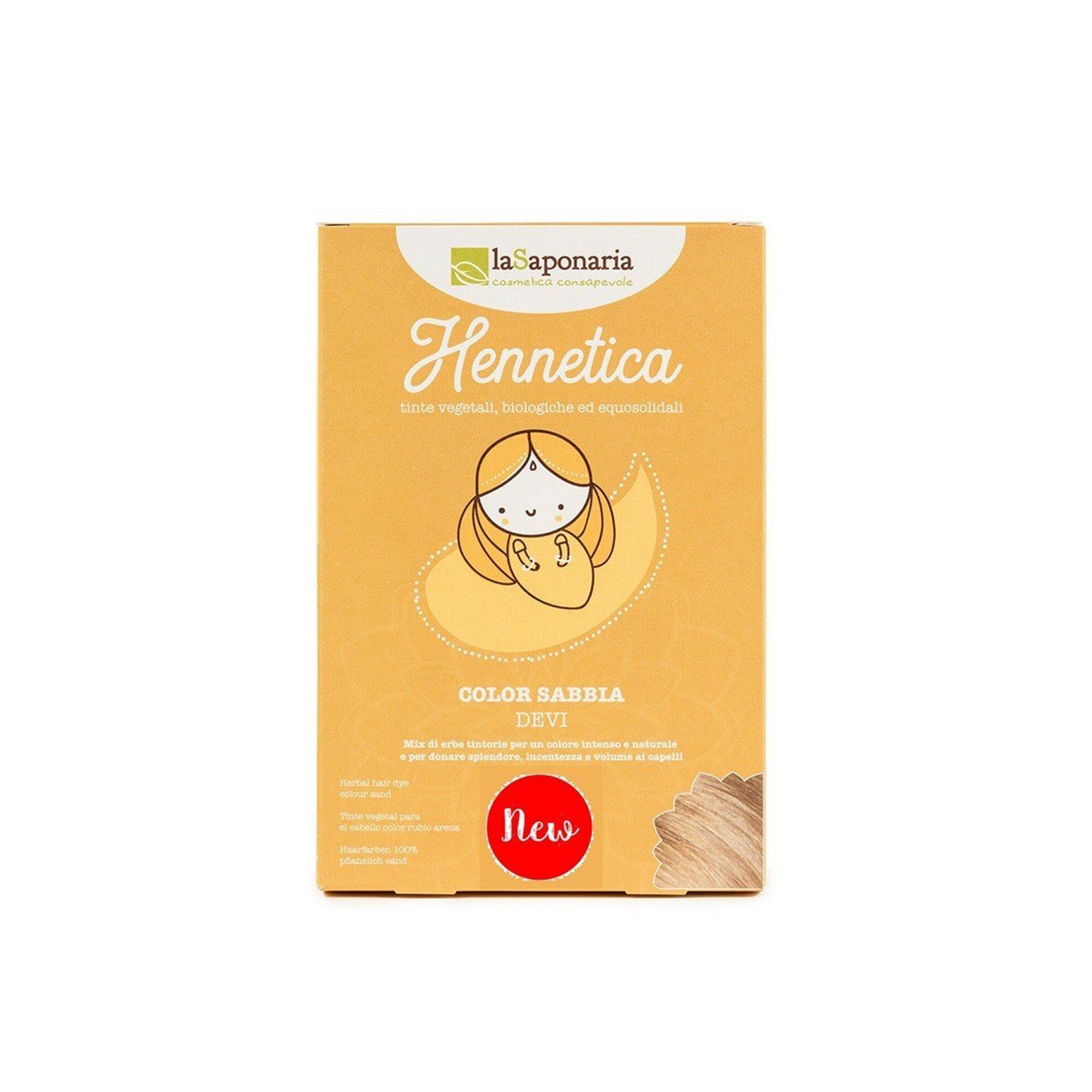 900600 Barva přírodní na vlasy Devi - písek 100 g BIO LA SAPONARIA-1