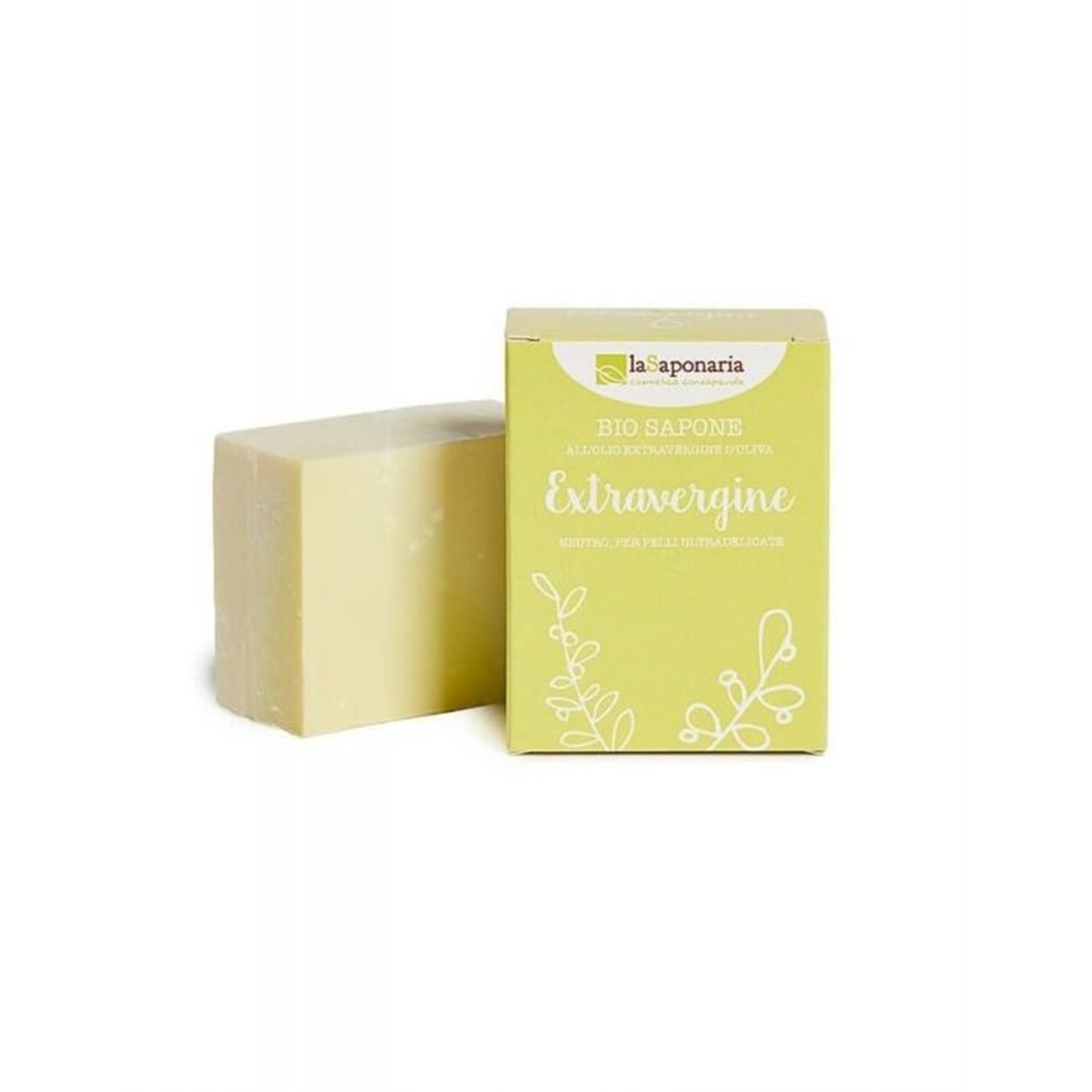 900639 Mýdlo tuhé olivové - neutrální 100 g BIO LA SAPONARIA-1