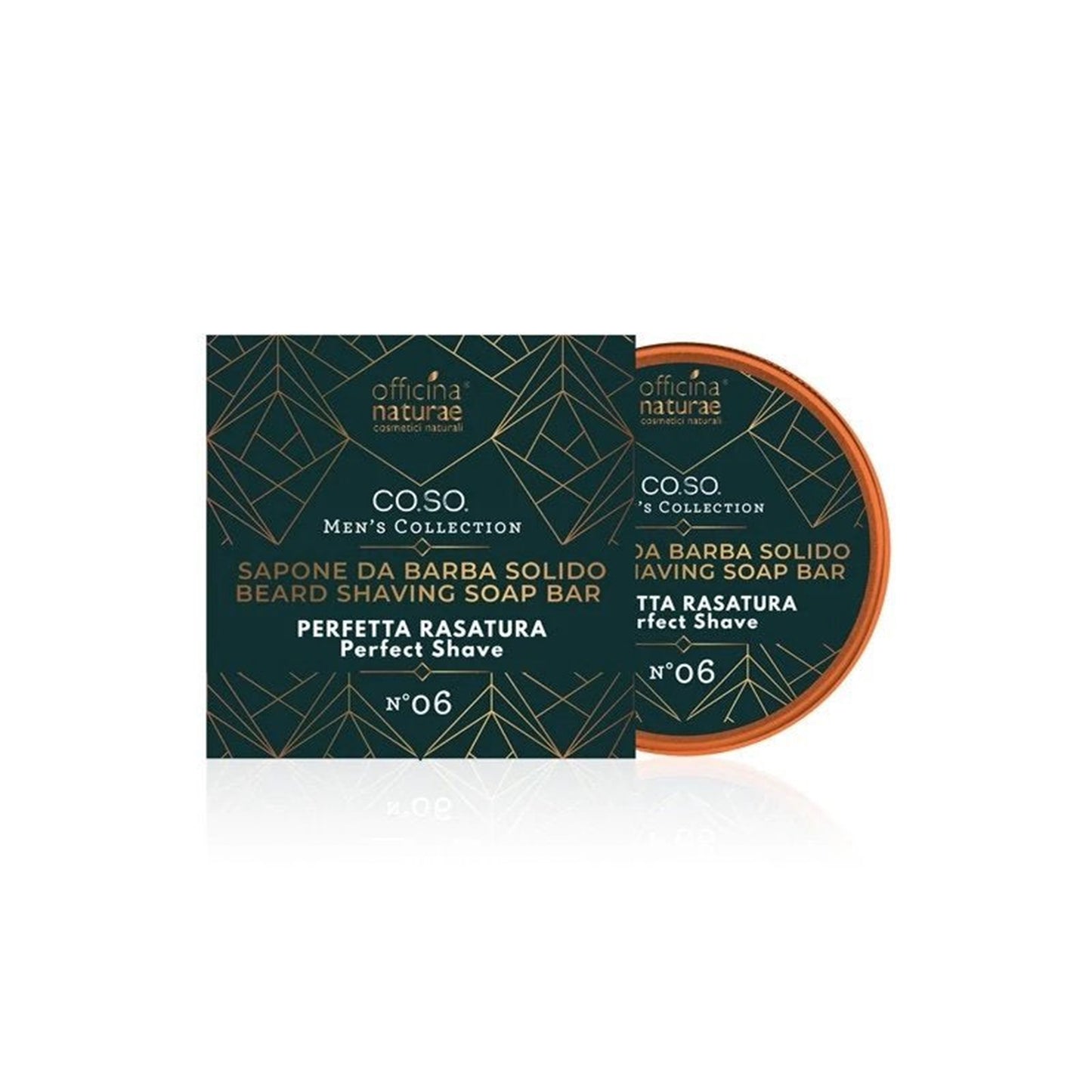 900790 Mýdlo pánské na holení vousů tuhé N°06 50 g OFFICINA NATURAE-1