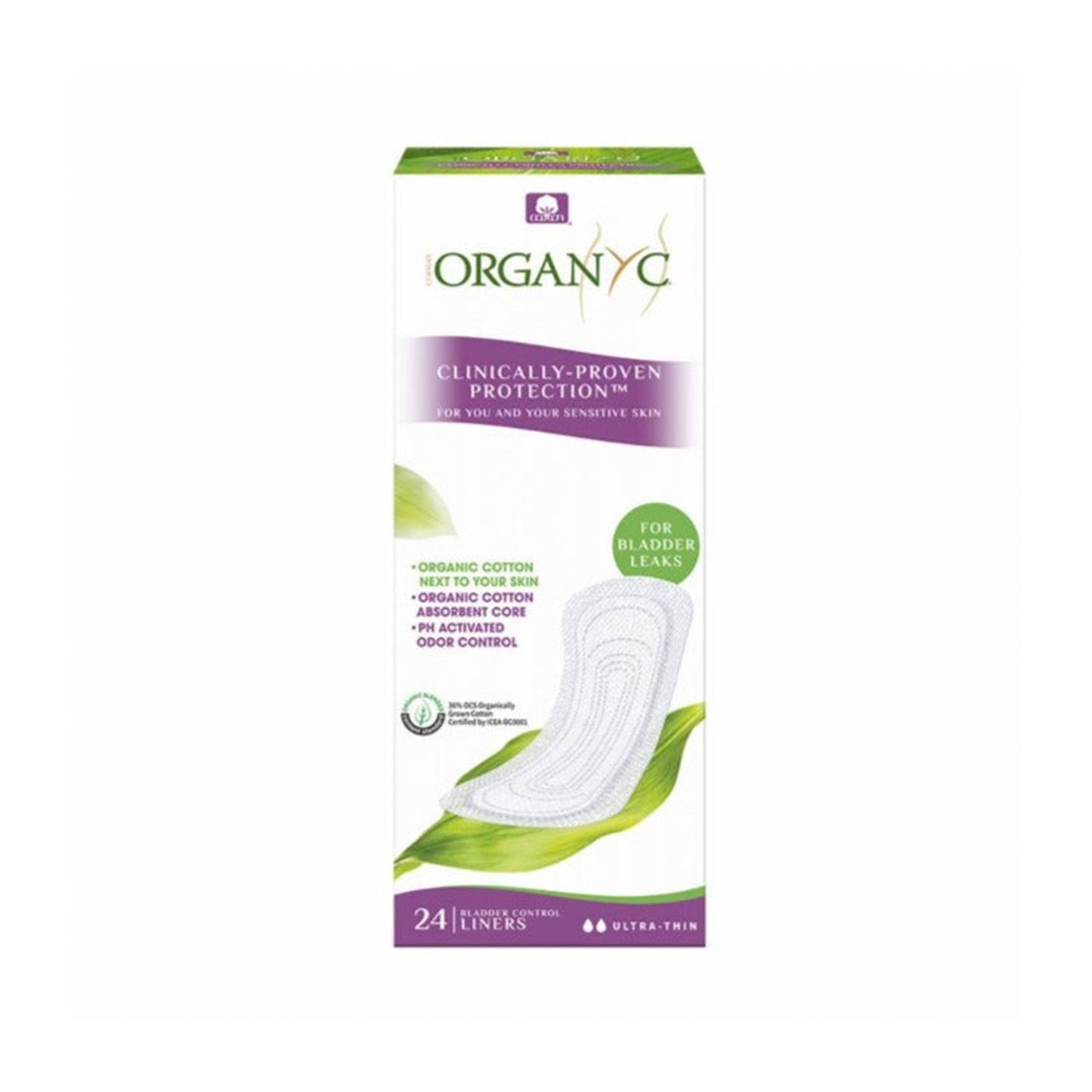 900847 Vložky slipové inkontinenční z biobavlny Ultra-thin 24 ks ORGANYC-1
