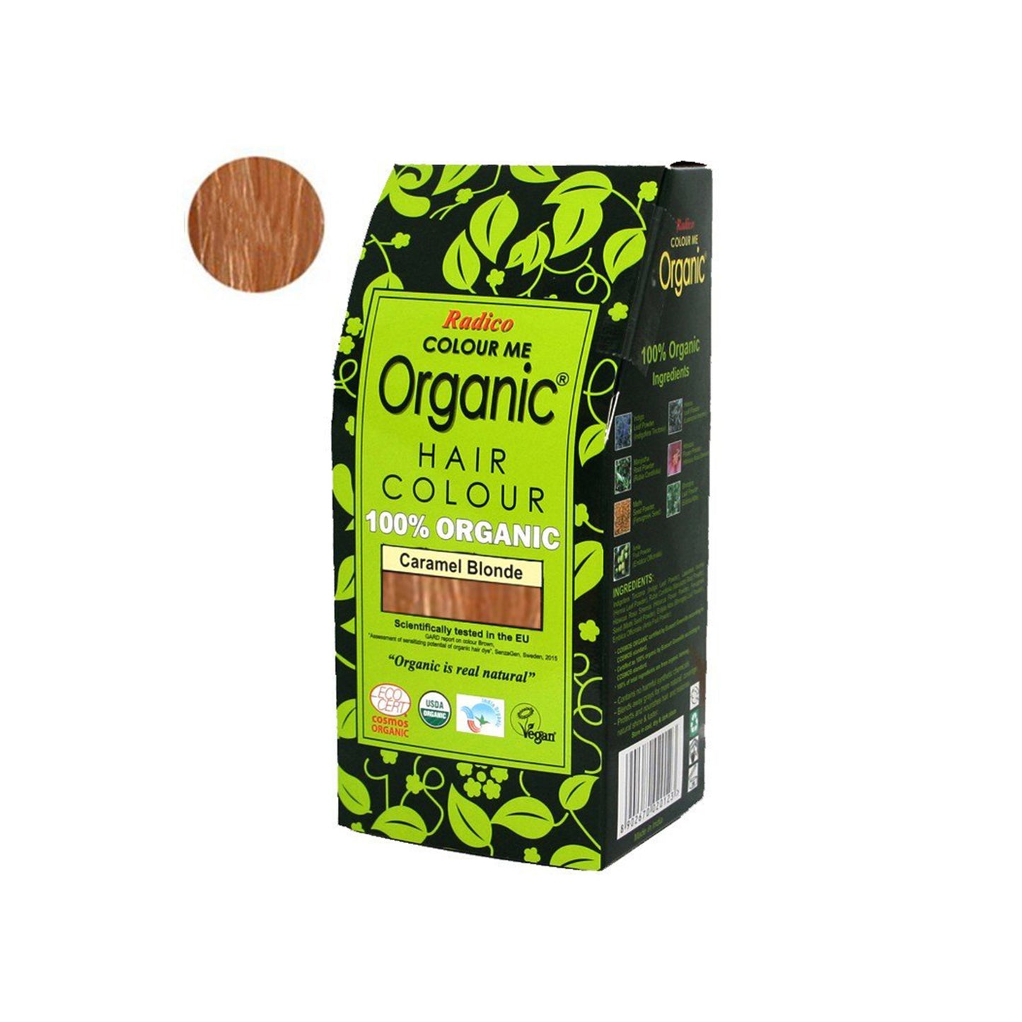 900874 Barva přírodní na vlasy - karamelová 100 g BIO RADICO-1