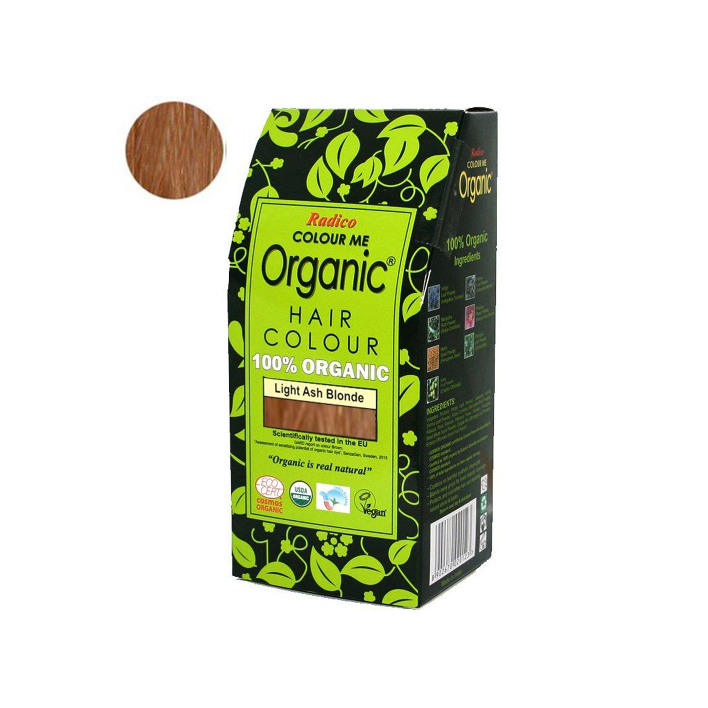 900882 Barva přírodní na vlasy - světlá popelavá blond 100 g BIO RADICO-1