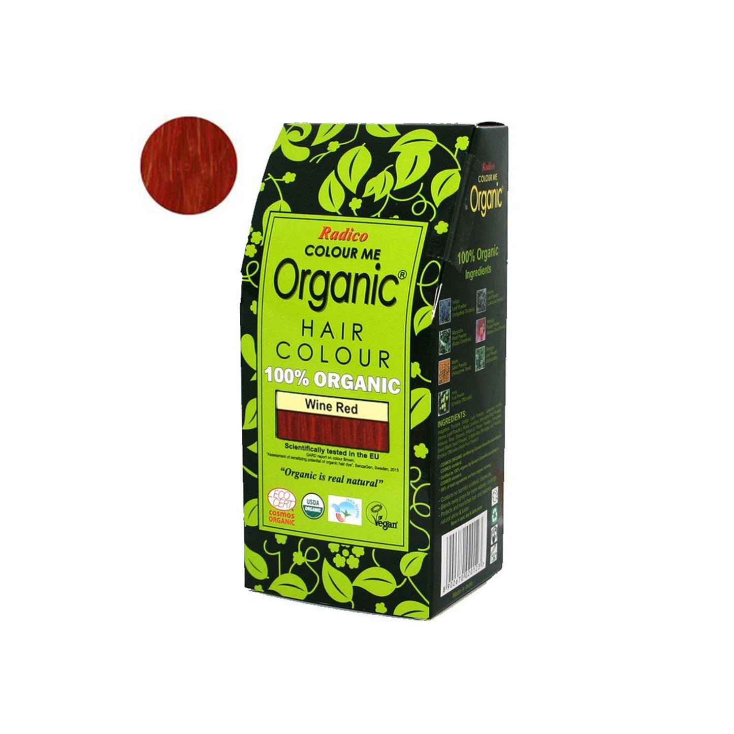 900888 Barva přírodní na vlasy - vínová 100 g BIO RADICO-1
