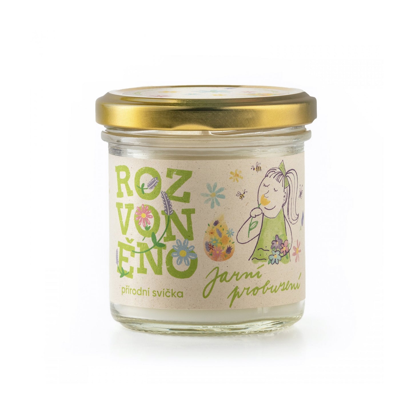 900911 Svíčka vonná - Jarní probuzení 130 ml ROZVONĚNO-1