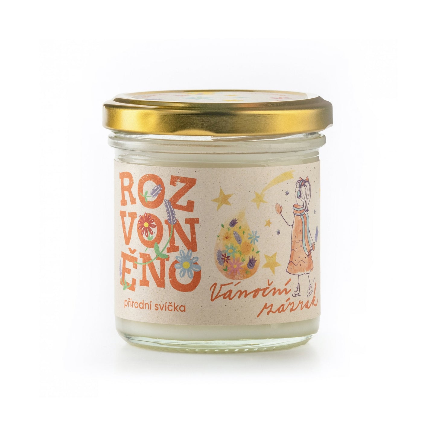 900921 Svíčka vonná - Vánoční zázrak 130 ml ROZVONĚNO-1