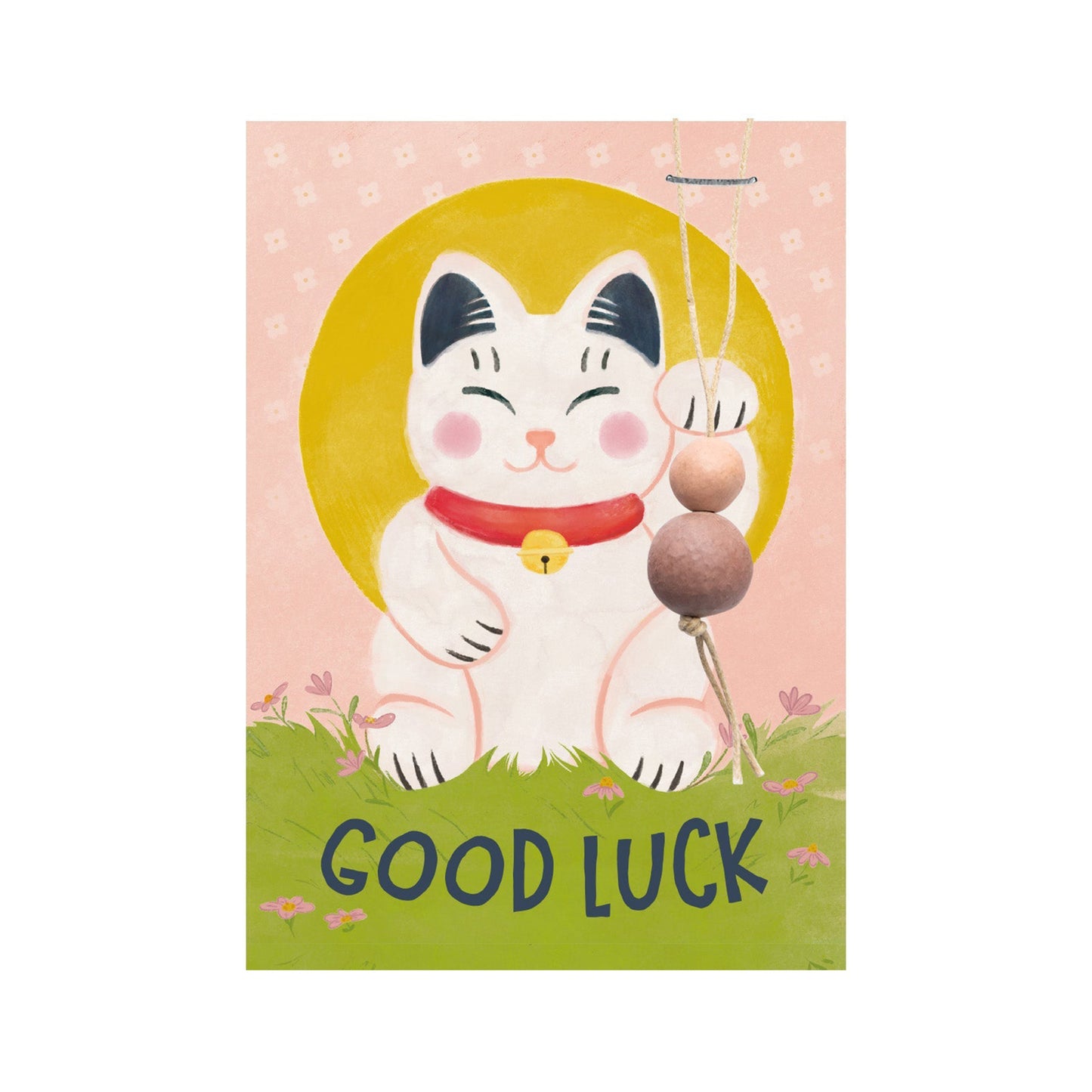 901184 Bomby semínkové drobný dáreček - Panenka pro štěstí - Kočka 2 ks BLOSSOMBS -1