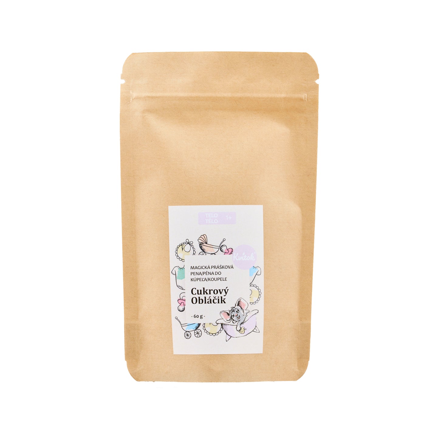 901243 Pěna magická do koupele Cukrový obláček 60 g KVITOK-1