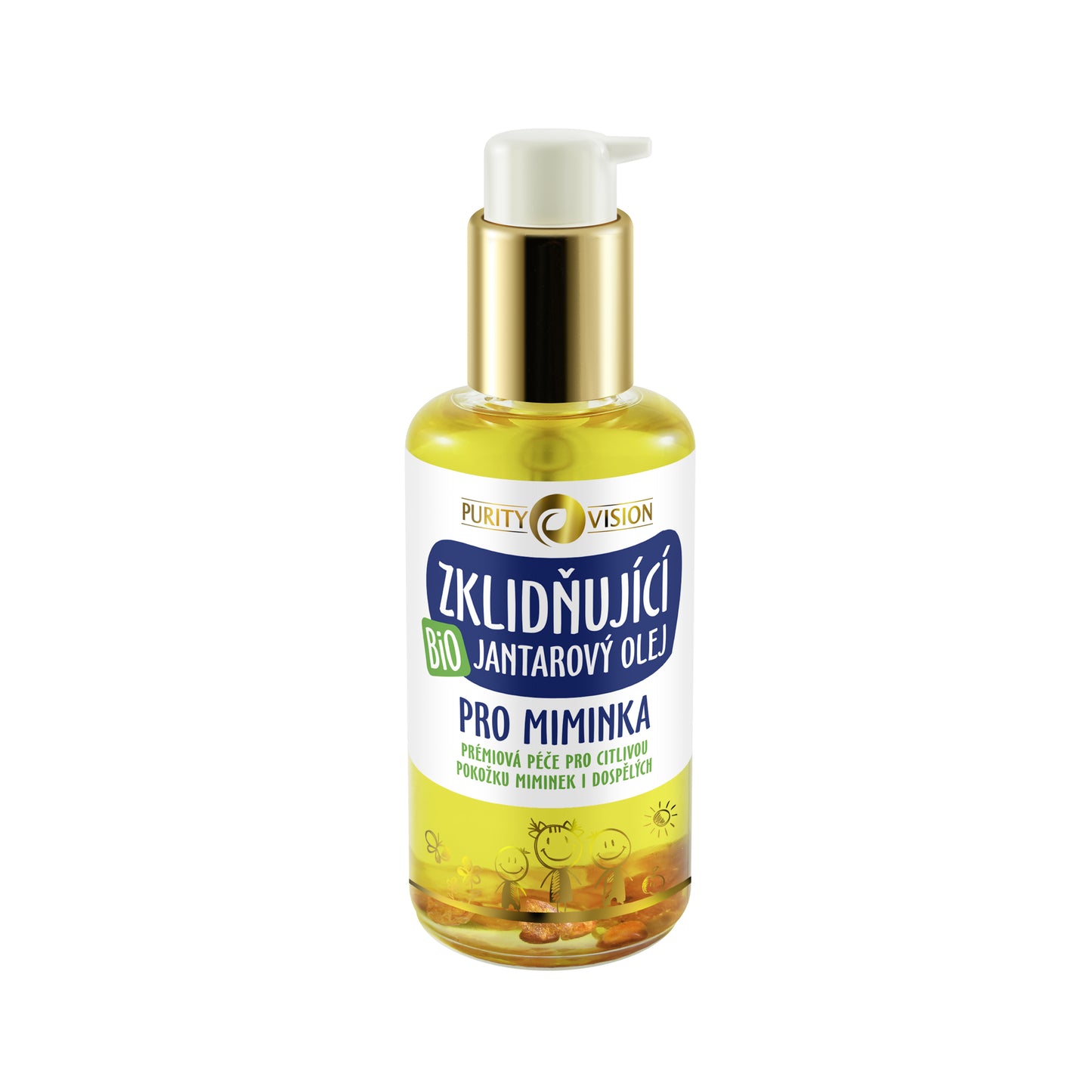 901551 Olej jantarový zklidňující pro miminka 95 ml BIO PURITY VISION -1