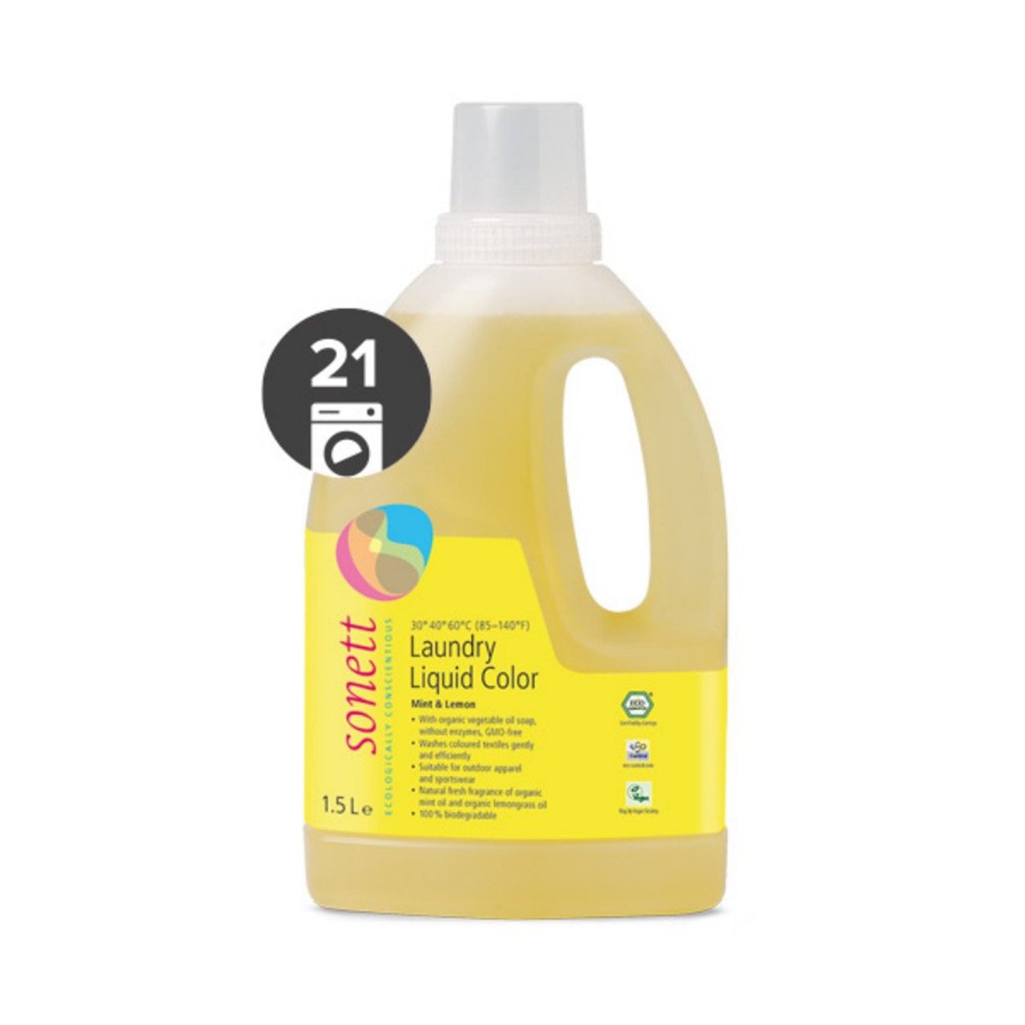 901586 Gel prací tekutý na barevné prádlo 1500 ml SONETT-1