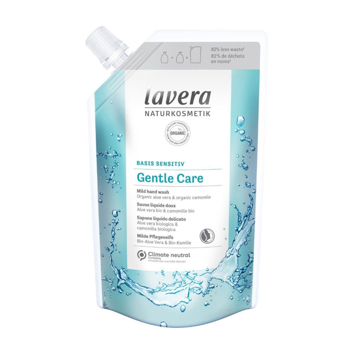 901702 Mýdlo jemné tekuté na ruce Basis Sensitive náhradní náplň 500 ml LAVERA-1