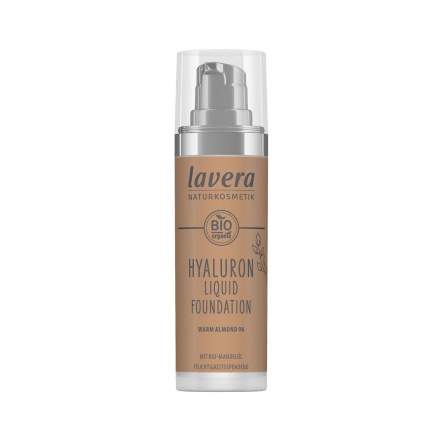 901713 Make-up lehký tekutý s kyselinou hyaluronovou 06 Warm Almond 30 ml LAVERA-1
