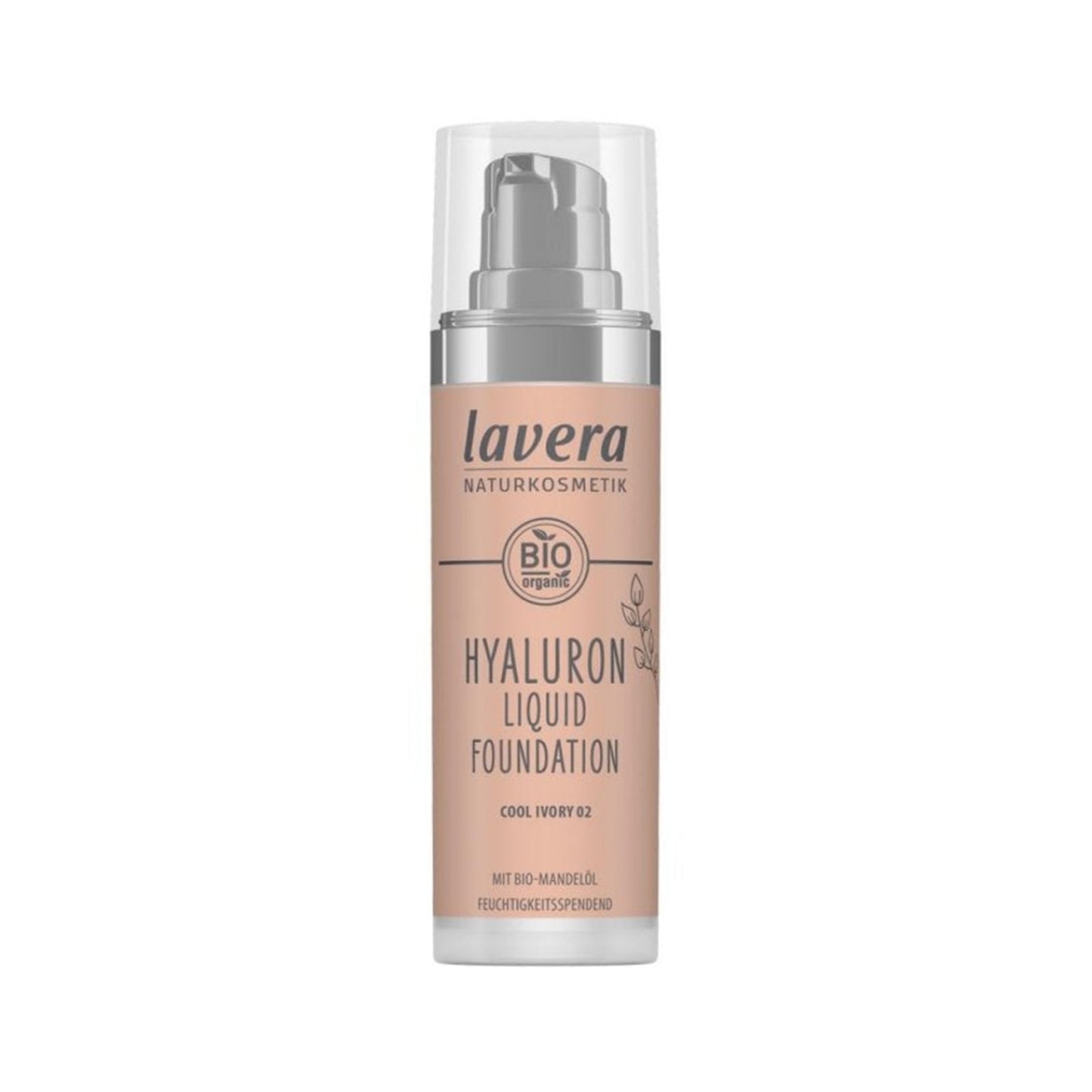 901714 Make-up lehký tekutý s kyselinou hyaluronovou 02 Cool Ivory 30 ml LAVERA-1