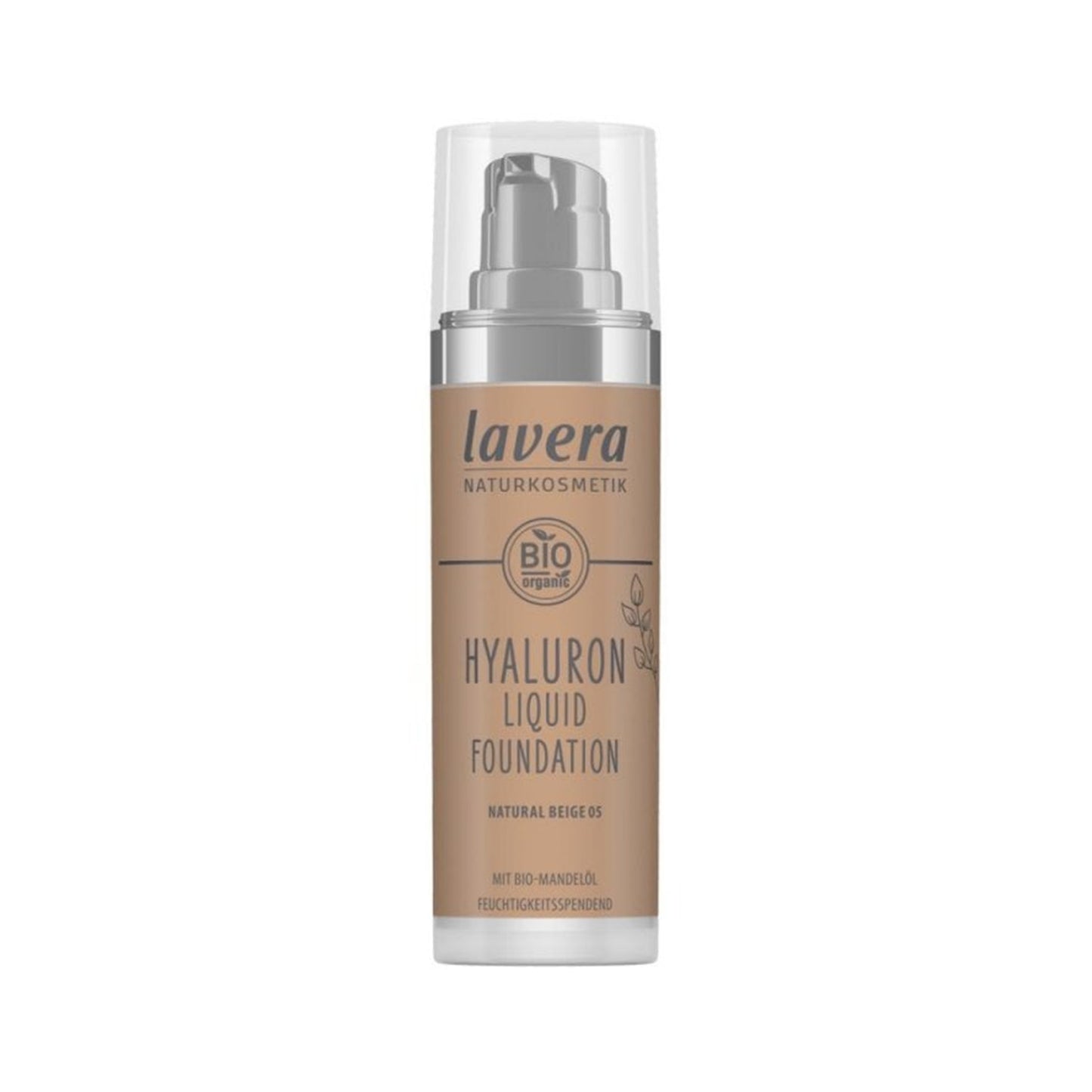 901715 Make-up lehký tekutý s kyselinou hyaluronovou 05 Natural Beige 30 ml LAVERA-1