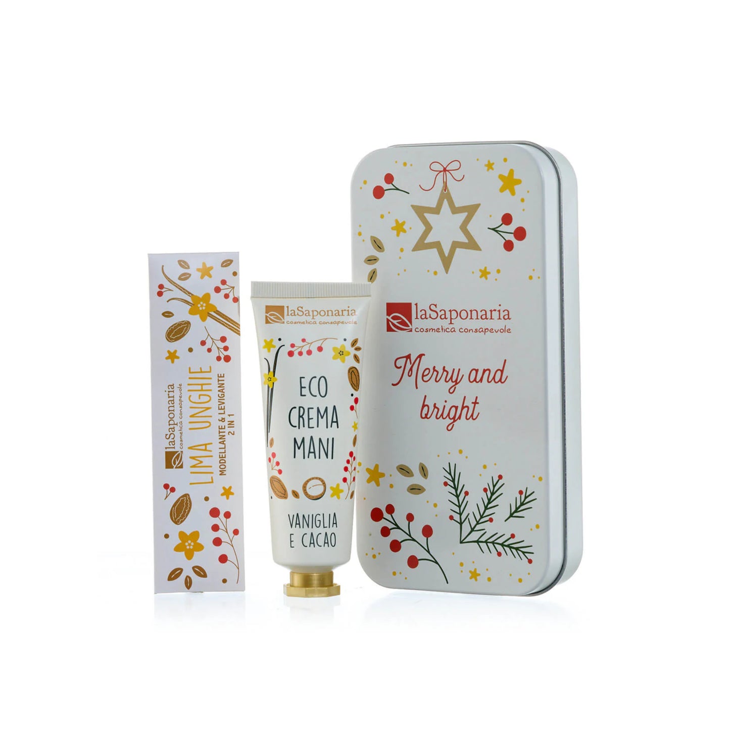 901813 Sada dárková pro péči o ruce a nehty - Vanilka & Kakao LA SAPONARIA-1