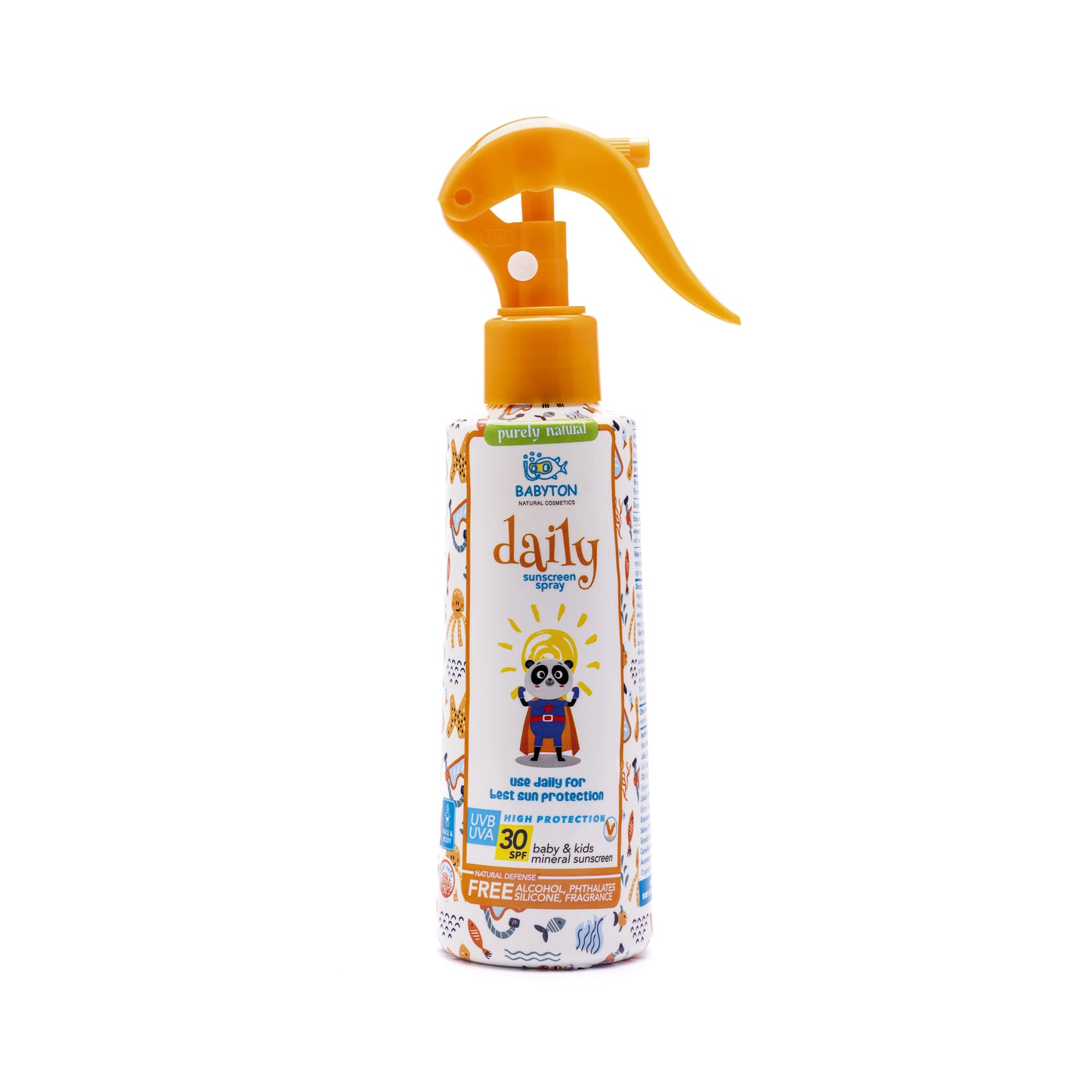 901837 Mléko opalovací ve spreji pro děti SPF 30 DAILY 200 ml BABYTON-1