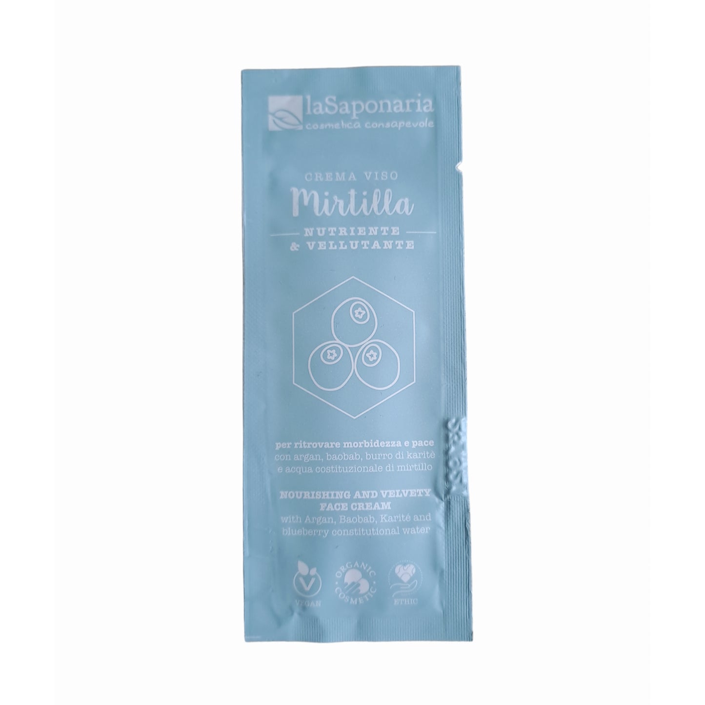 901846 Krém bioaktivní noční pro výživu pleti s borůvkou - vzorek 3 ml BIO LA SAPONARIA-1