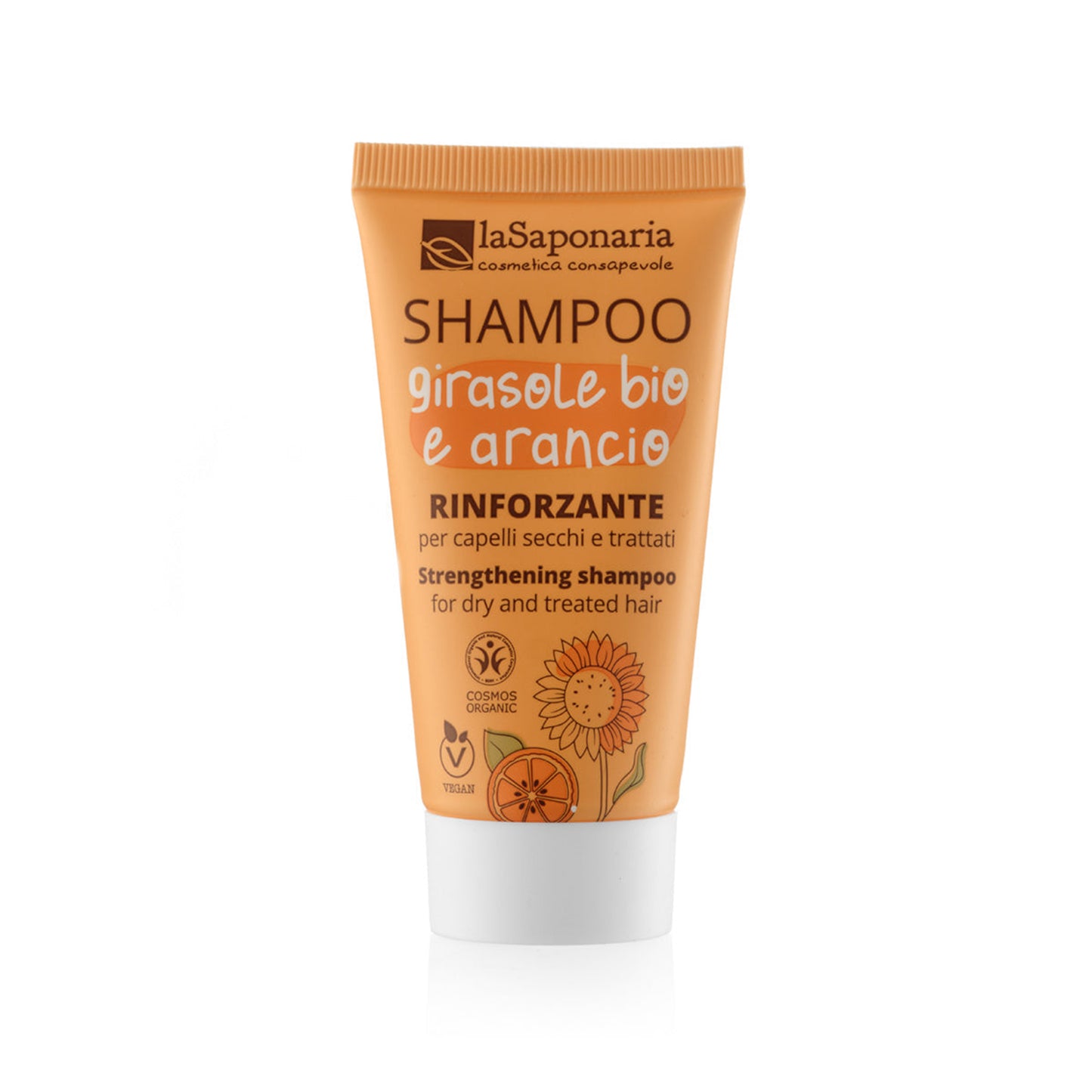 901868 Šampon se slunečnicí a sladkým pomerančem 30 ml BIO LA SAPONARIA-1