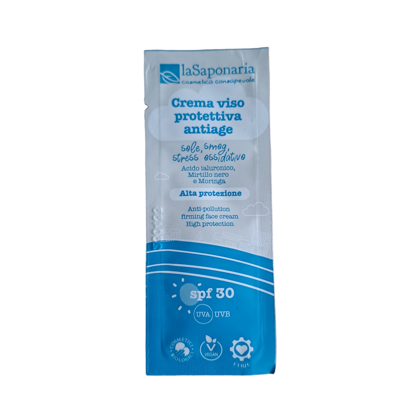 901877 Krém pleťový zpevňující a ochranný SPF 30 BIO - vzorek 3 ml LA SAPONARIA-1