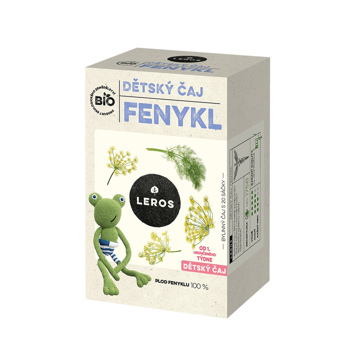 901928 Čaj dětský fenykl 20 sáčků 30 g BIO LEROS-1