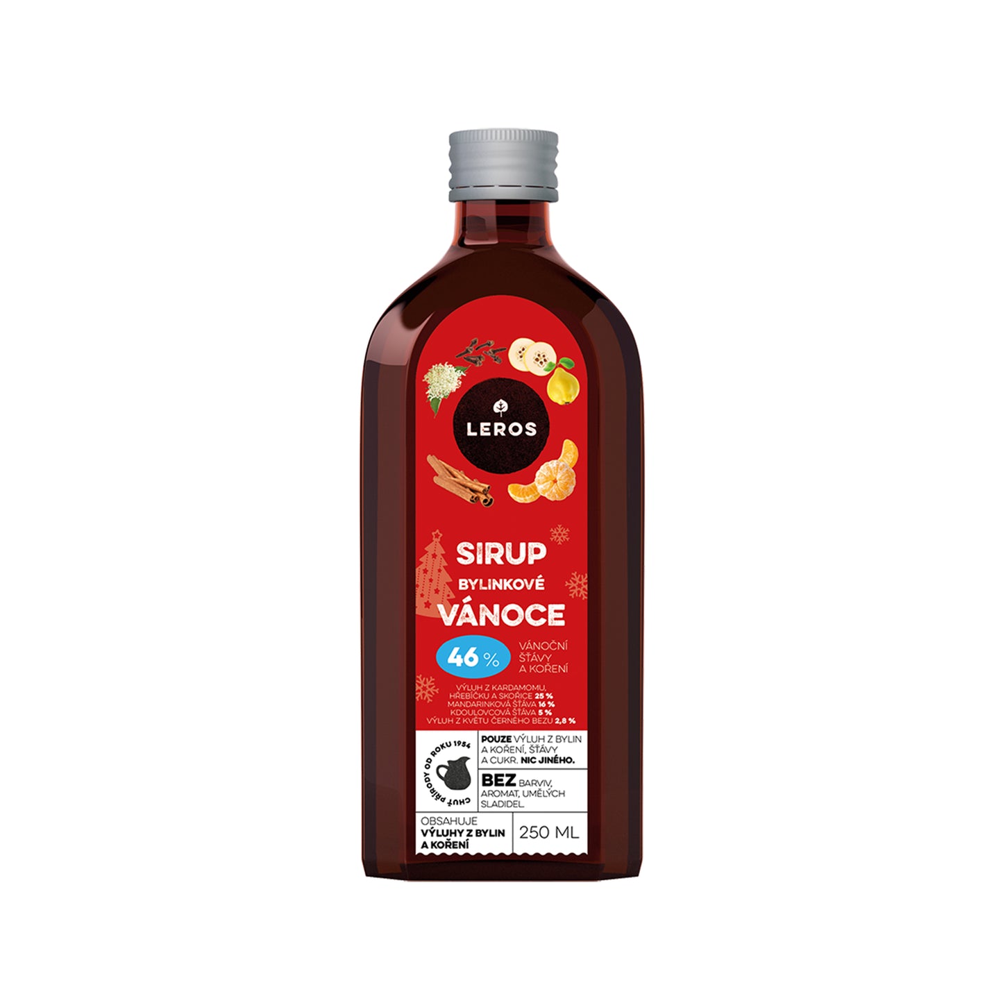 901950 Sirup Bylinkové Vánoce 250 ml LEROS-1