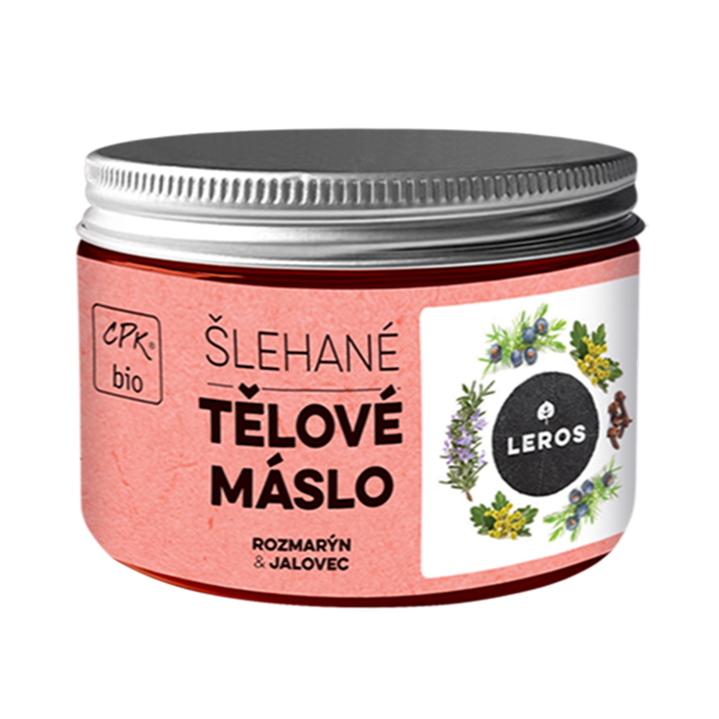 901957 Máslo tělové šlehané Rozmarýn & jalovec 150 ml BIO LEROS-1