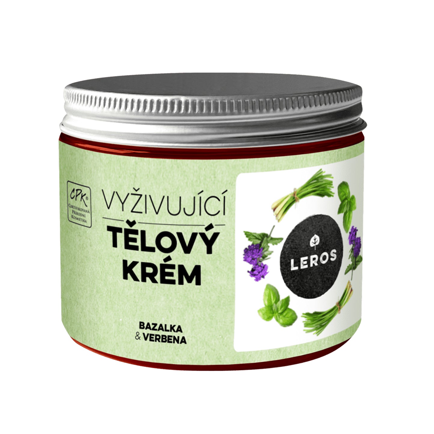901959 Krém tělový Bazalka & verbena 200 ml BIO LEROS-1