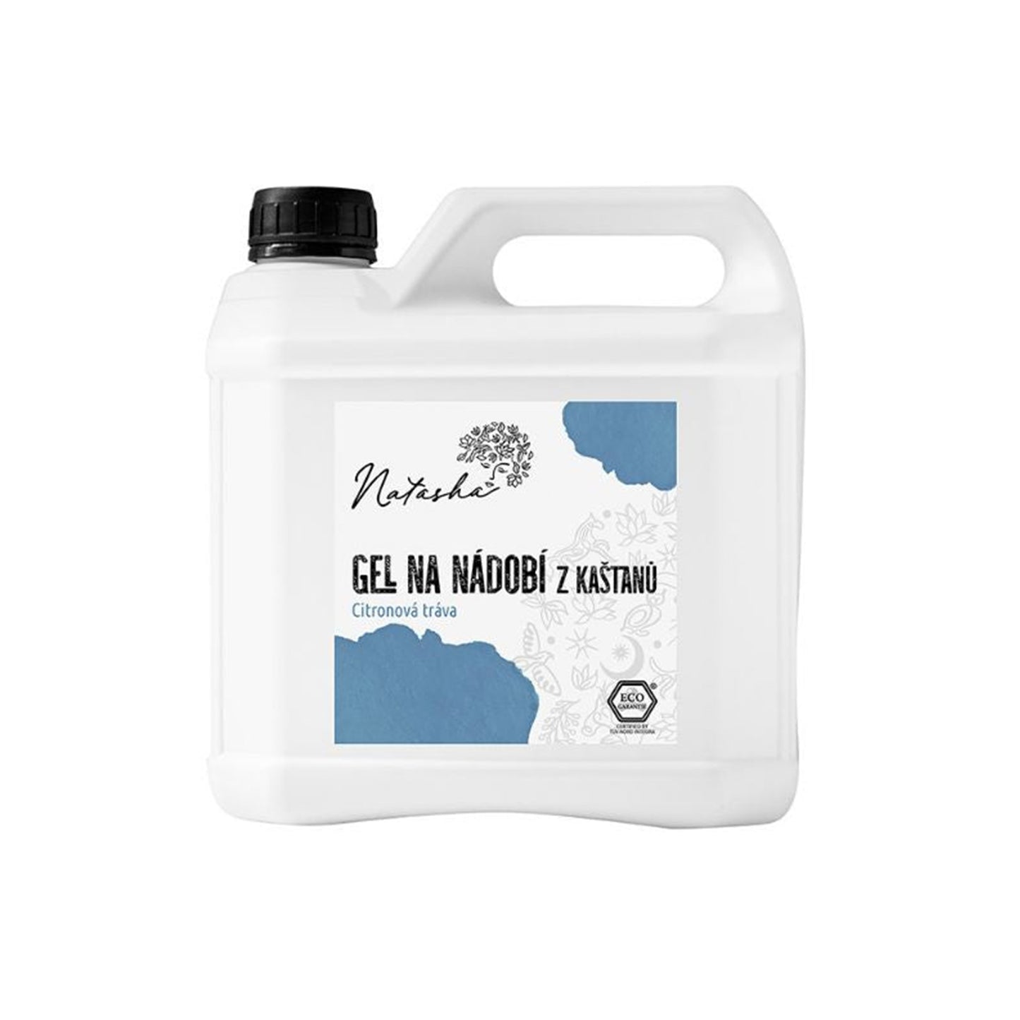 901983 Gel na nádobí z kaštanů Citronová tráva 3 l NATASHA-1