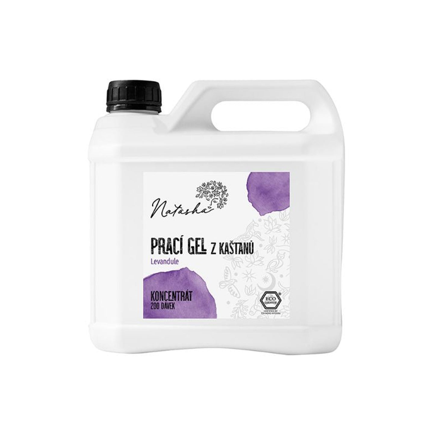 902007 Gel prací z kaštanů Levandule - koncentrát 3 l NATASHA-1