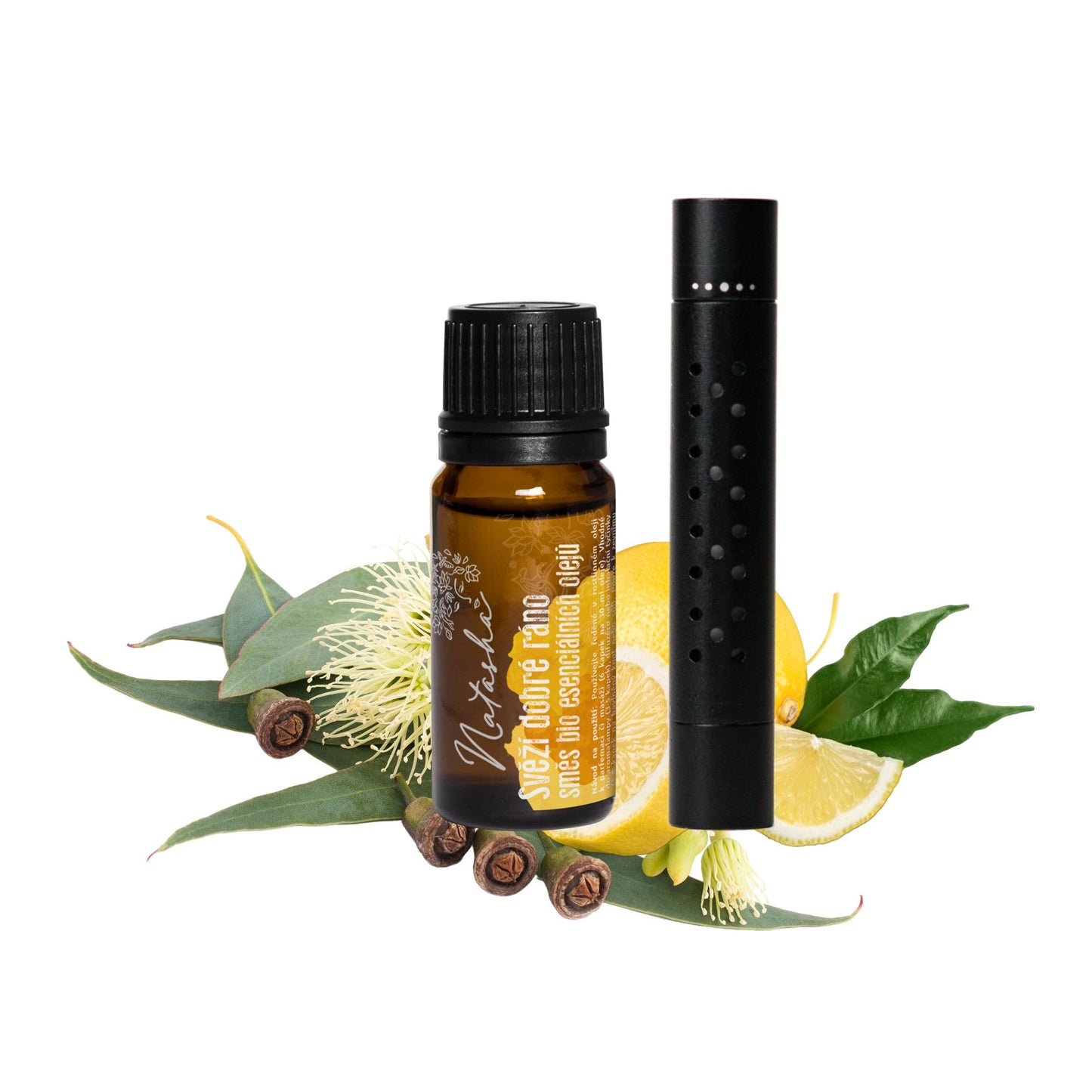 902023 Sada difuzér do auta + olej Svěží dobré ráno NATASHA-1