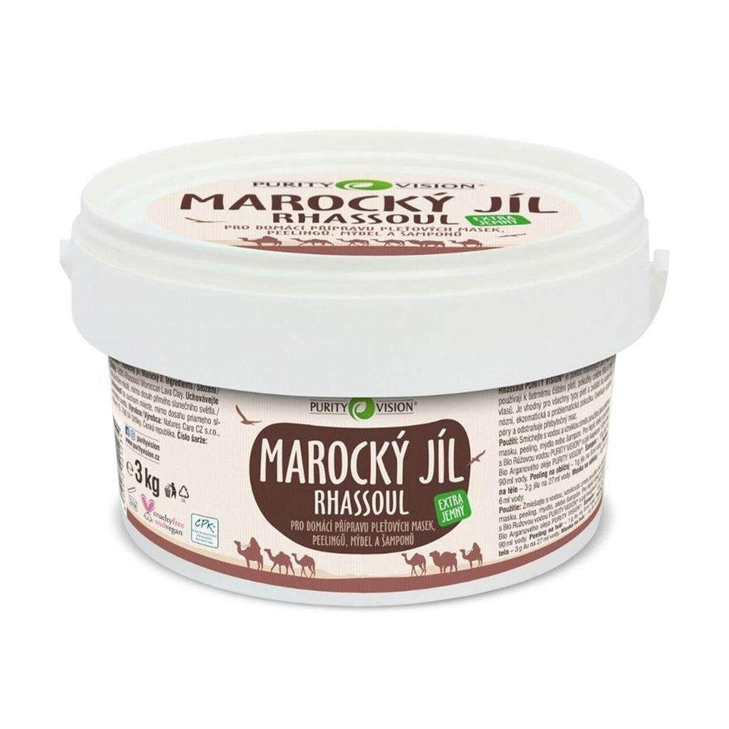902094 Jíl marocký - Rhassoul 3 kg PURITY VISION-1