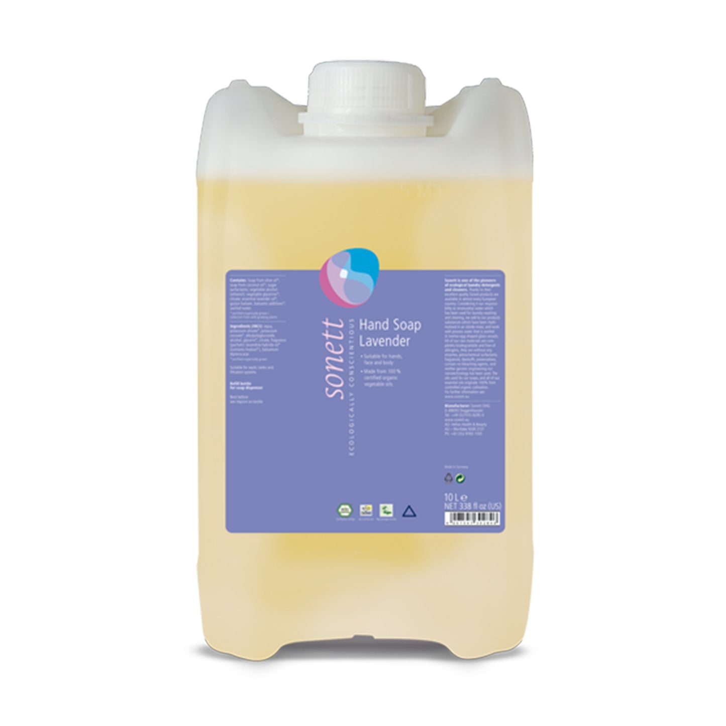 902129 Mýdlo tekuté - levandule 10 l BIO SONETT-1