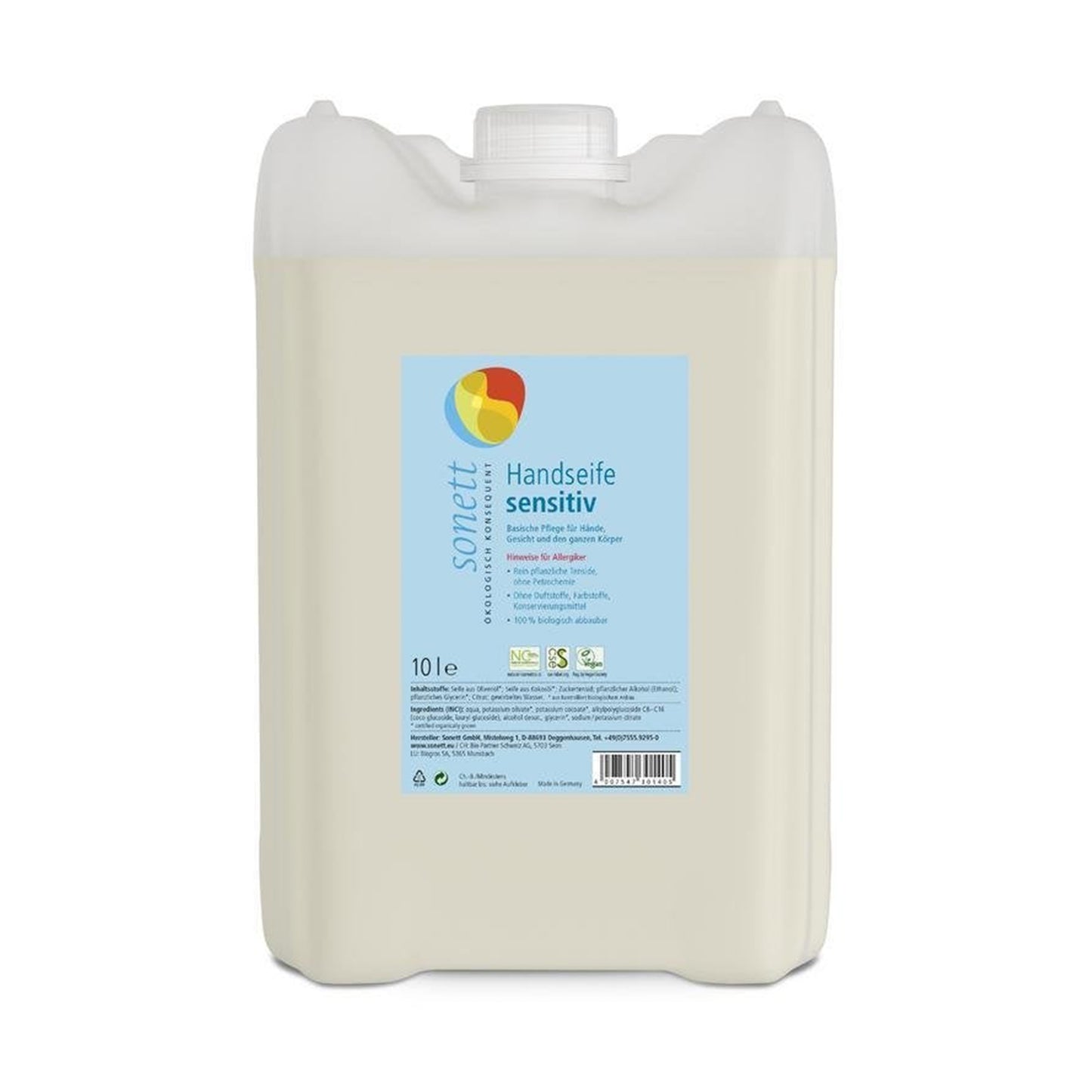 902131 Mýdlo tekuté Sensitive 10 l BIO SONETT-1