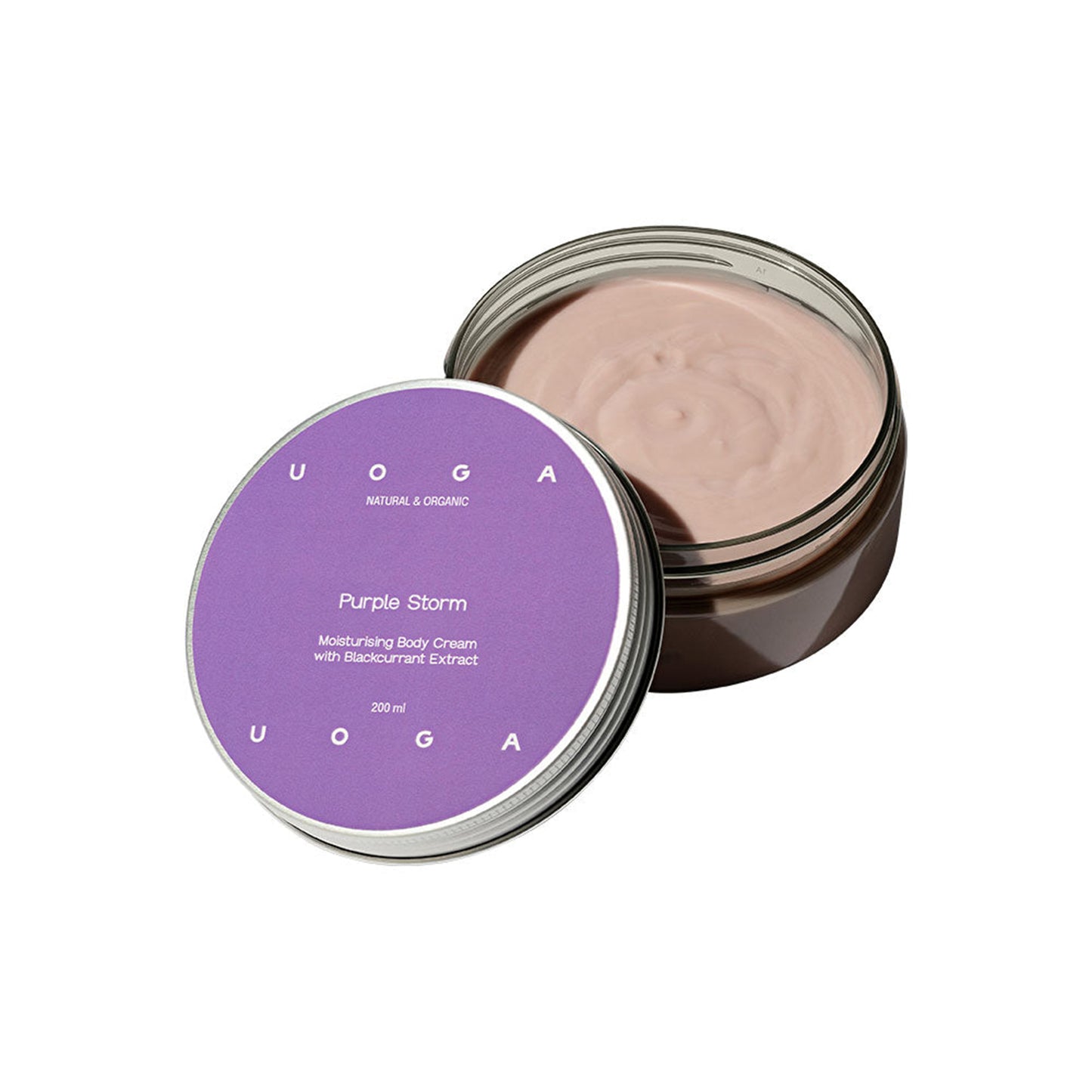 902304 Krém hydratační tělový Purple Storm s černým rybízem 200 ml UOGA UOGA-1