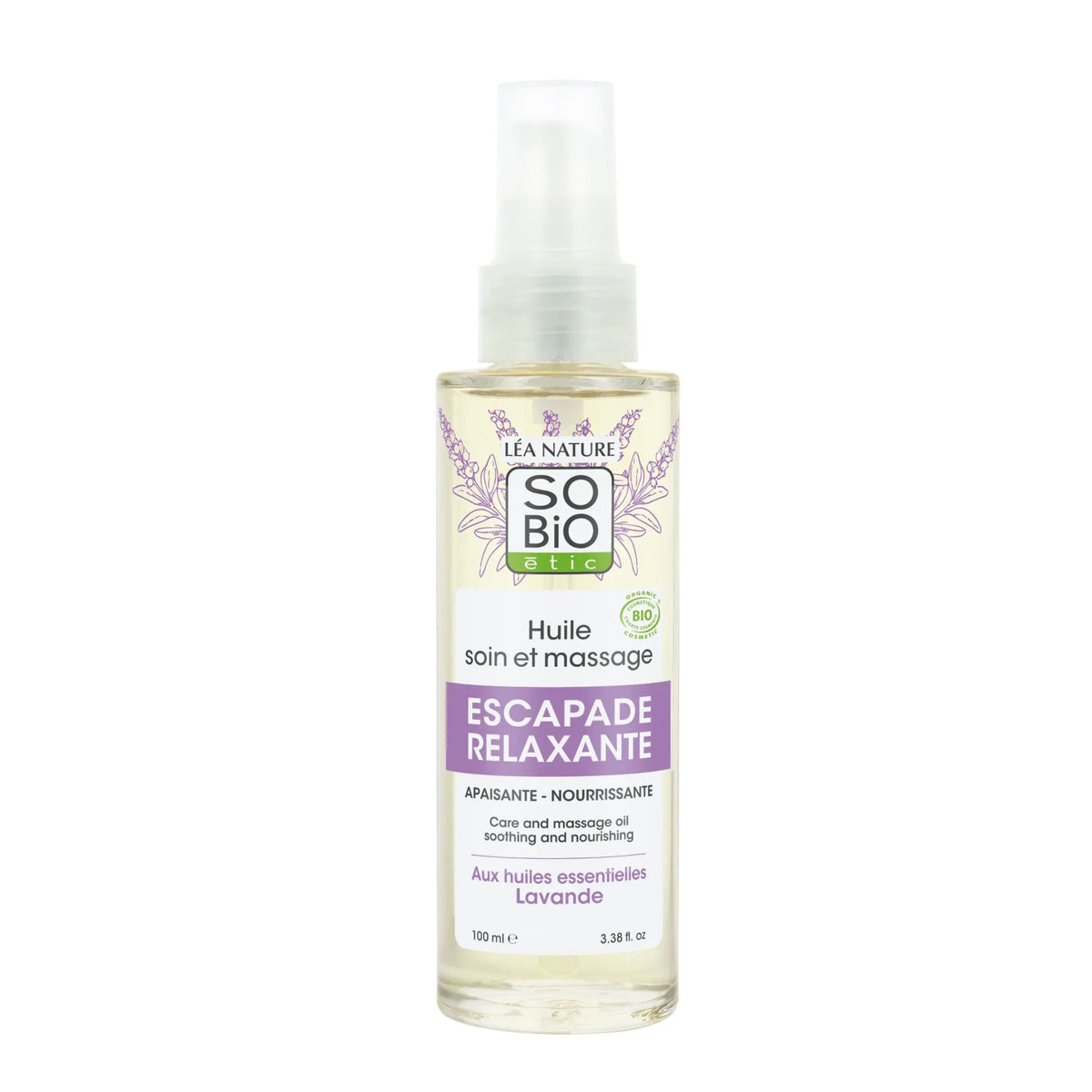 903478 Olej tělový masážní s levandulí 100 ml BIO SO’BiO étic