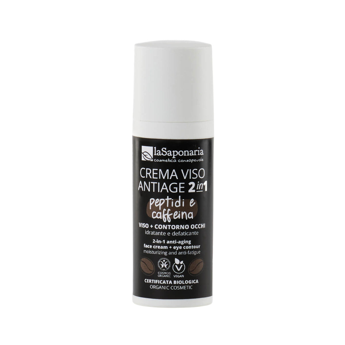 903807 Krém pánský Antiage 2v1 na tvář i oční okolí s peptidy a kofeinem 50 ml BIO LA SAPONARIA-1