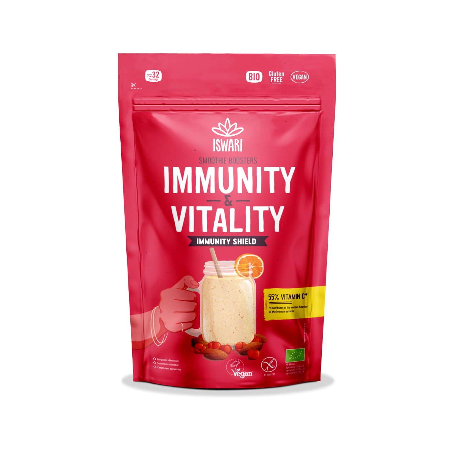 913129 Smoothie booster immunity & vitallity 100 g BIO ISWARI
-1