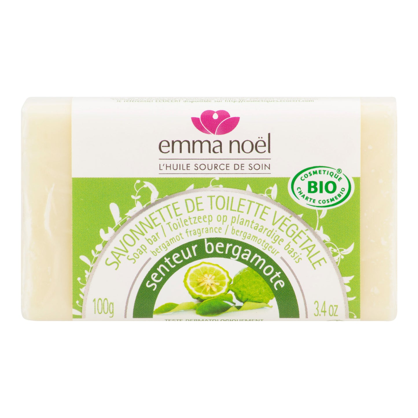 941258 Mýdlo rostlinné bergamot 100 g BIO EMMA NOËL-1