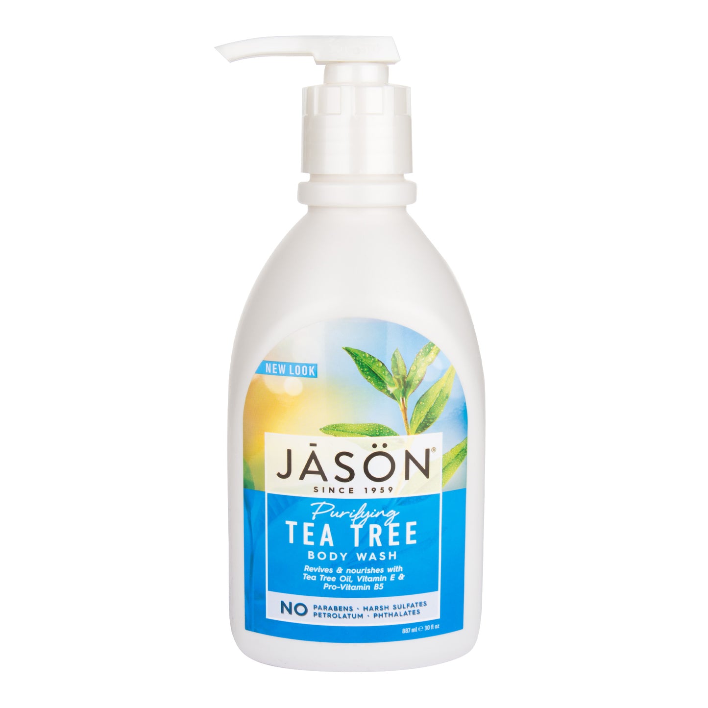 942216 Gel sprchový tea tree 887 ml   JASON-1
