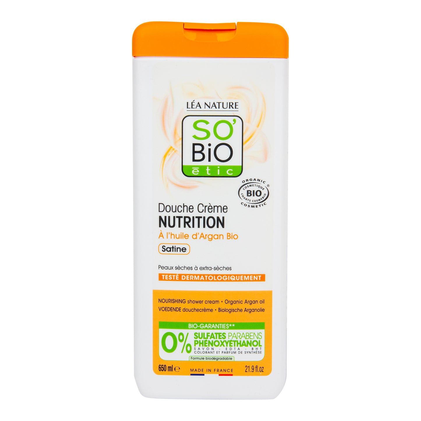 942376 Krém sprchový NUTRITION s arganovým oleje 650 ml BIO SO’BiO étic-1