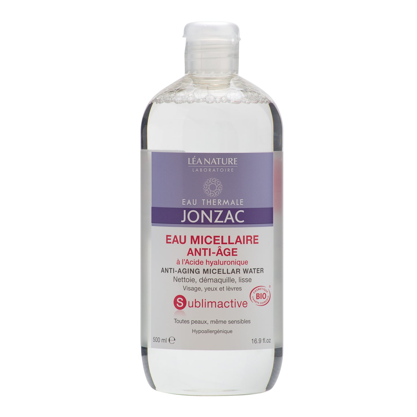 943523 Voda micelární anti-age SUBLIMACTIVE 500 ml BIO   JONZAC-1