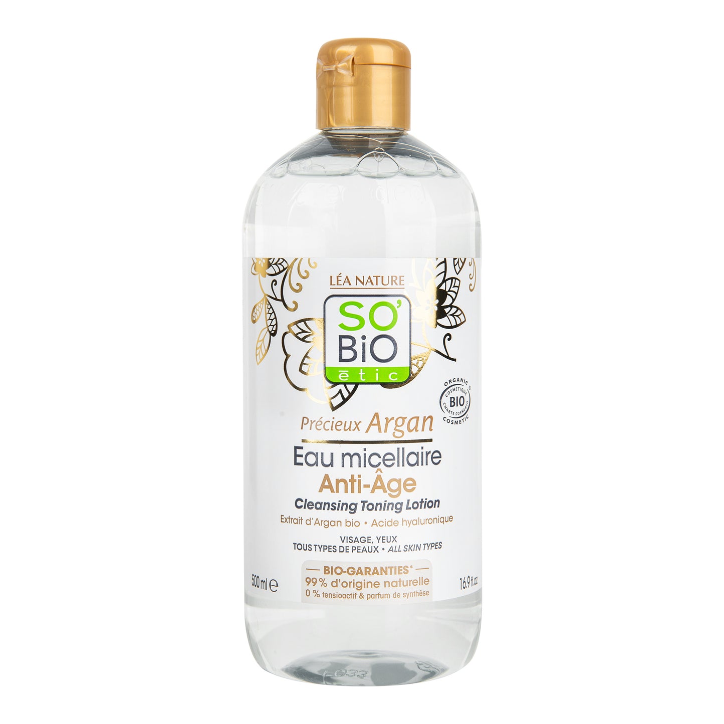943859 Voda micelární Anti-age — argan a hyaluron Precieux Argan 500 ml BIO SO’BiO étic-1