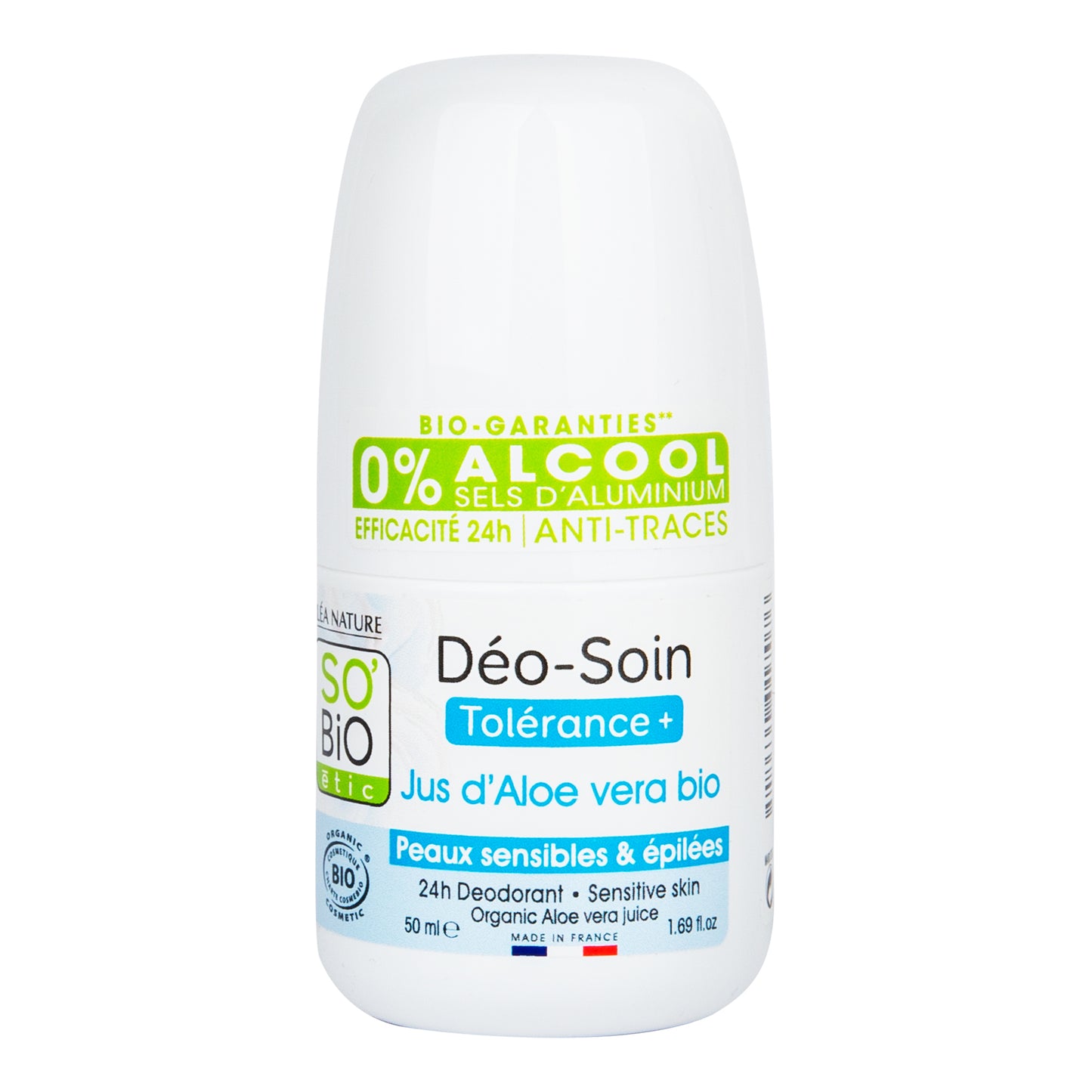 944197 Deodorant přírodní 24 h Tolerance+ s aloe vera 50 ml BIO SO’BiO étic-1