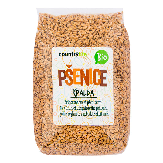 110024 Pšenice špalda 1 kg BIO   COUNTRY LIFE-1