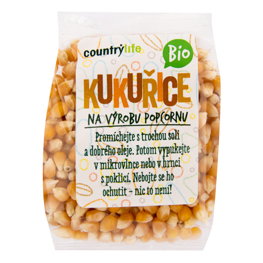 110031 Kukuřice na výrobu popcornu 200 g BIO   COUNTRY LIFE-1