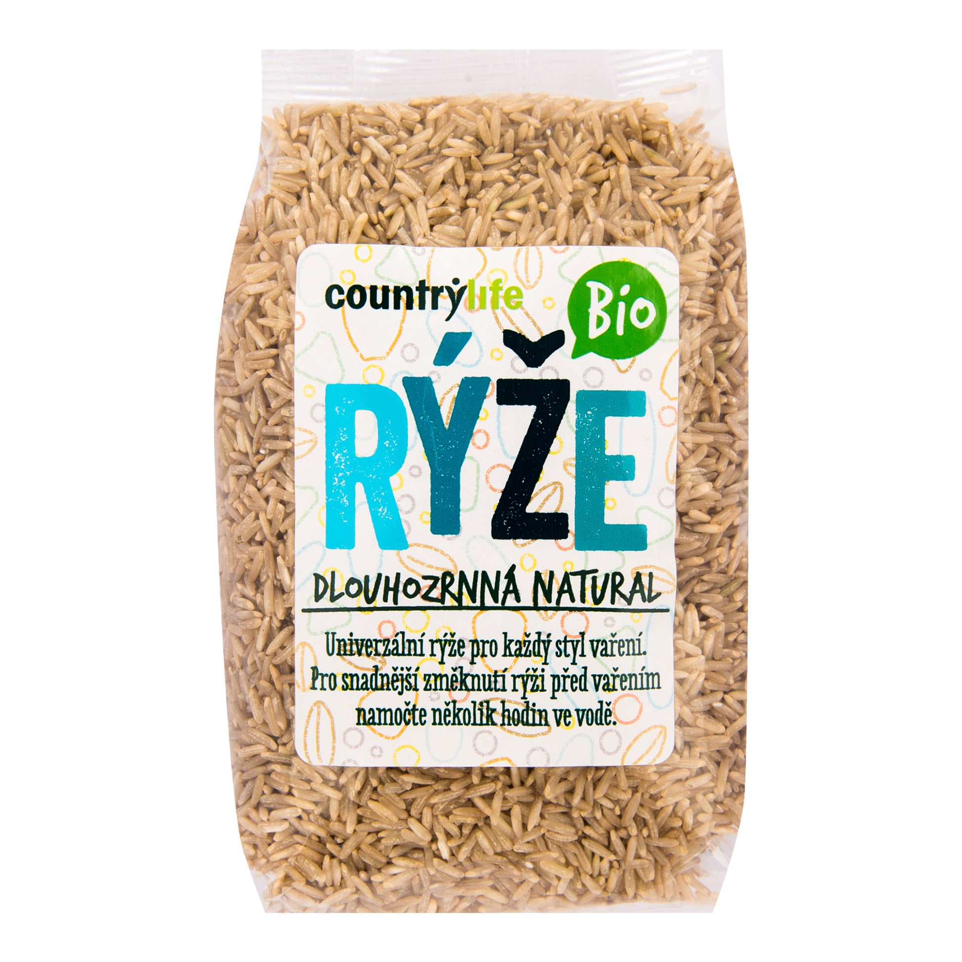 111009 Rýže dlouhozrnná natural 500 g BIO   COUNTRY LIFE-1