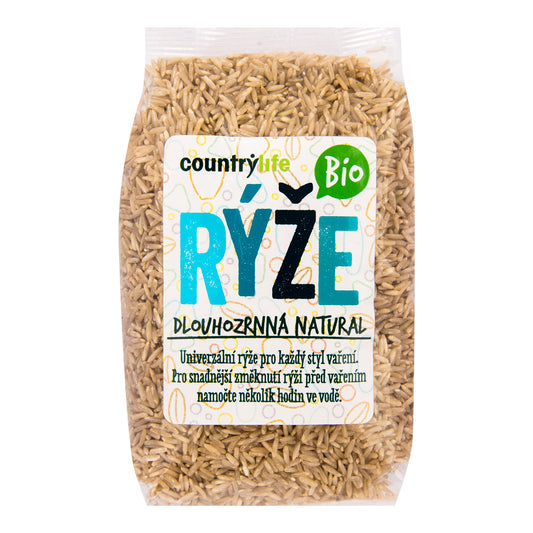 111009 Rýže dlouhozrnná natural 500 g BIO   COUNTRY LIFE-1